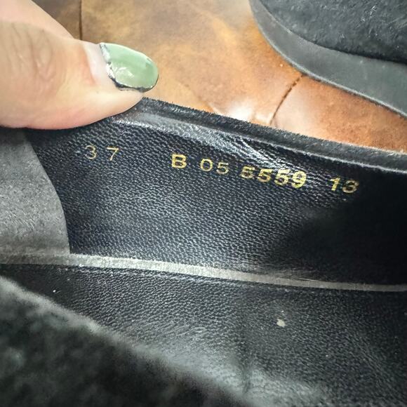 Robert Clergerie Naloj Wedge in Black Suede - Picture 7 of 7